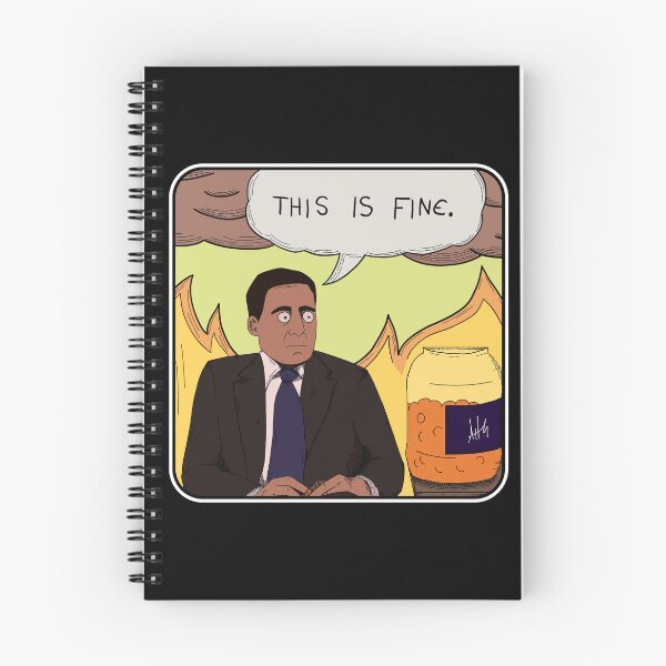 Item preview, This is fine - The Office meme designed and sold by Arts Leet.