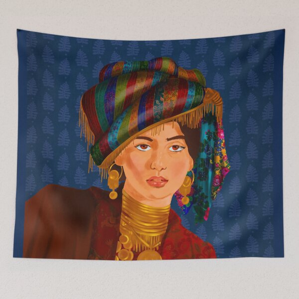 Item preview,  Kurdish Girl #7 designed and sold by ElifsArt.