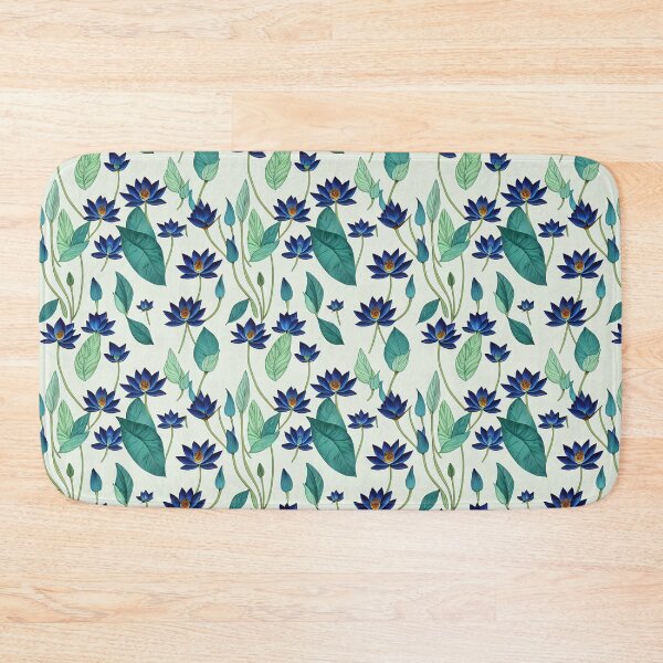 Item preview, Blue Lotuses designed and sold by Graphoteka.