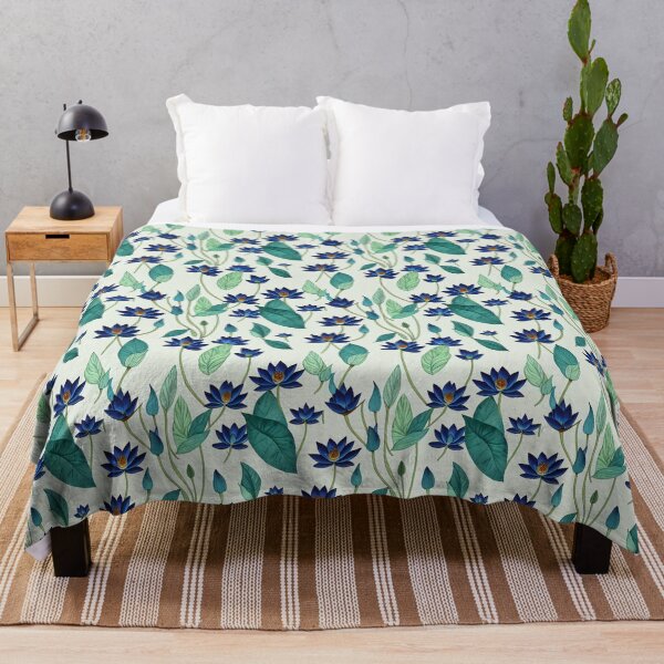 Item preview, Blue Lotuses designed and sold by Graphoteka.
