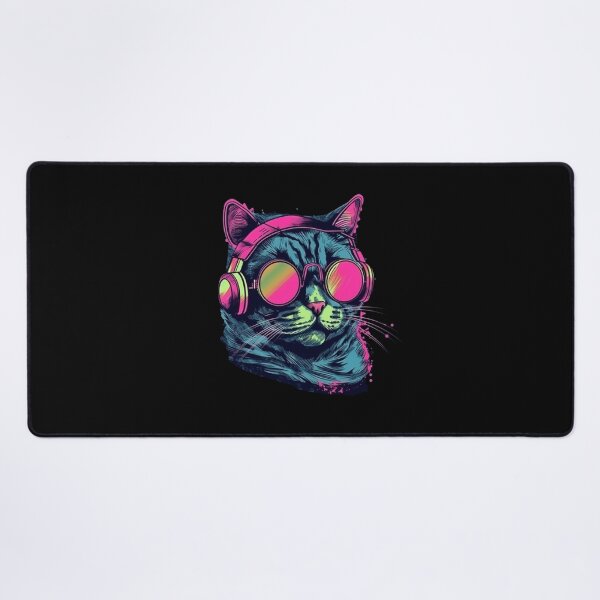 Item preview, Cat Daddy Black Cat Vintage Eighties Style Cat Retro designed and sold by R B Chrystal.