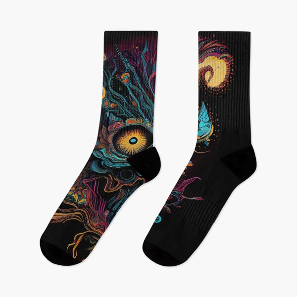 Artikelvorschau, Psychedelic Skull entworfen und verkauft von MTJ-Mushrooms.