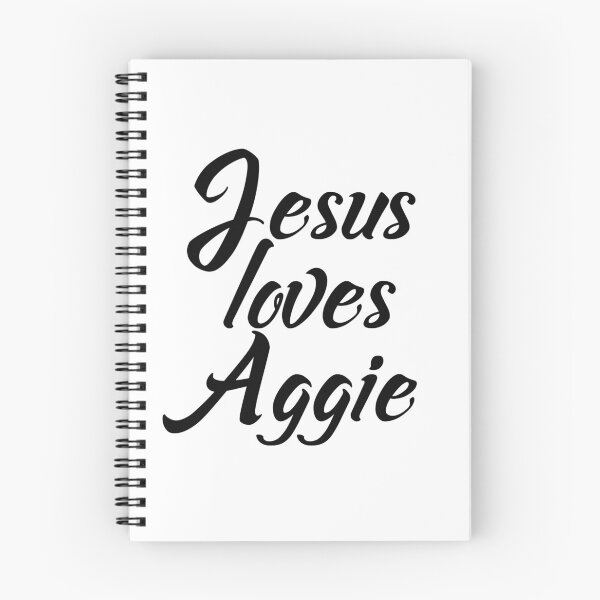 Item preview, Jesus loves Aggie designed and sold by Shalomjoy.