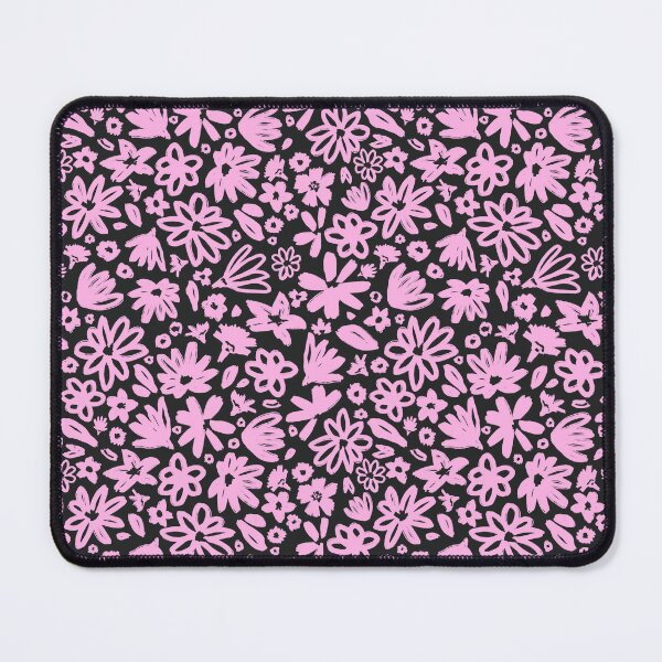 Item preview, Pink and Black Floral Cute Pattern designed and sold by trajeado14.