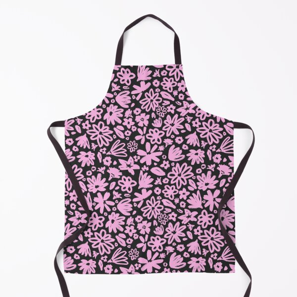Item preview, Pink and Black Floral Cute Pattern designed and sold by trajeado14.