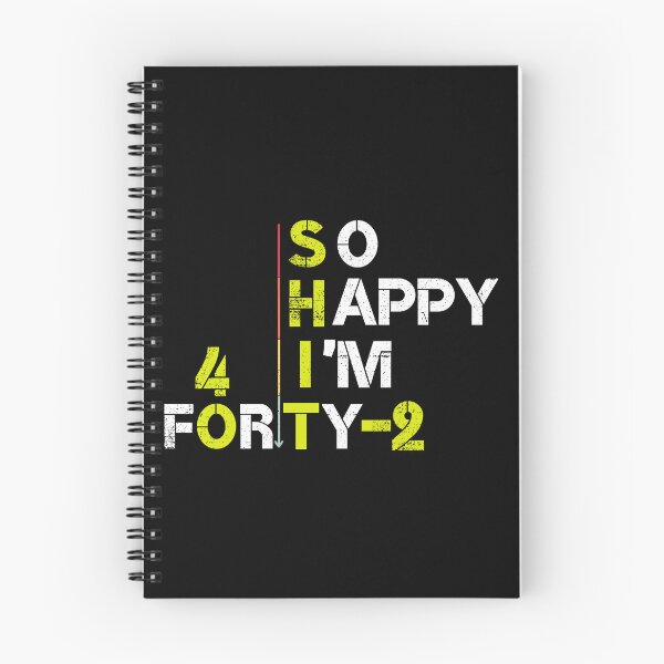Item preview, So Happy I'm 42 forty two shirt , Funny 42th Birthday Shirt Gift -funny shirt-for her and hem designed and sold by yakoushirtshope.