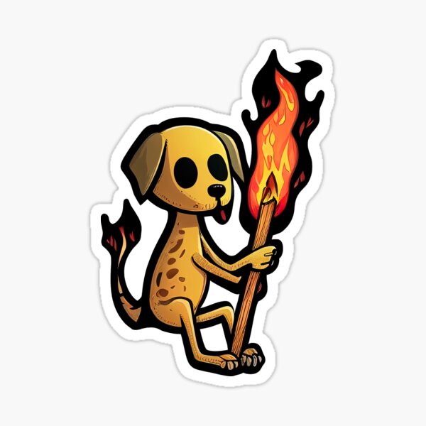Item preview, Match Stick Doggo designed and sold by GaslightNGiggle.