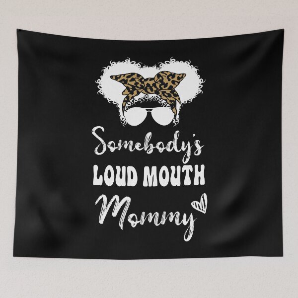 Item preview, Groovy Afro Somebodys Loud Mouth Mamie, Leopard Bandana Sunglasses designed and sold by Run to Creations.