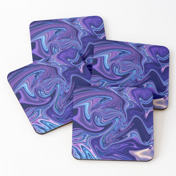 Item preview, Polar Lights Abstract Liquid Paint designed and sold by Throwtopia.