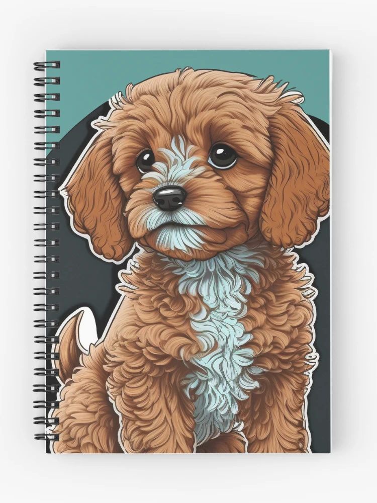 Thumbnail 1 of 3, Journal, Red Cavapoo designed and sold by Graphoteka.