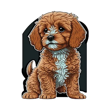 Artwork thumbnail, Red Cavapoo by Graphoteka