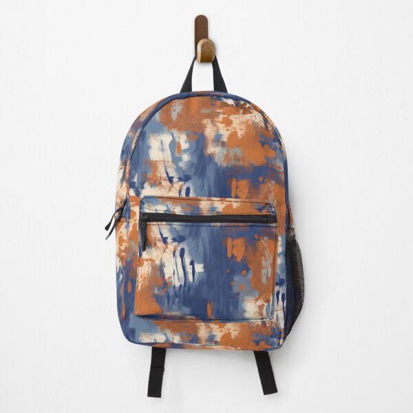Artikelvorschau, Blue and Orange Grunge Paint Stroke Pattern entworfen und verkauft von Expressive Vision.