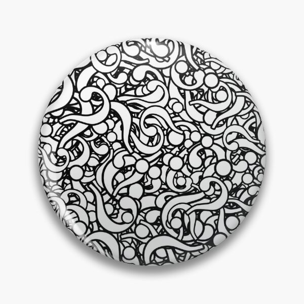 Item preview, Question mark typographic pattern design designed and sold by DFLC Prints.