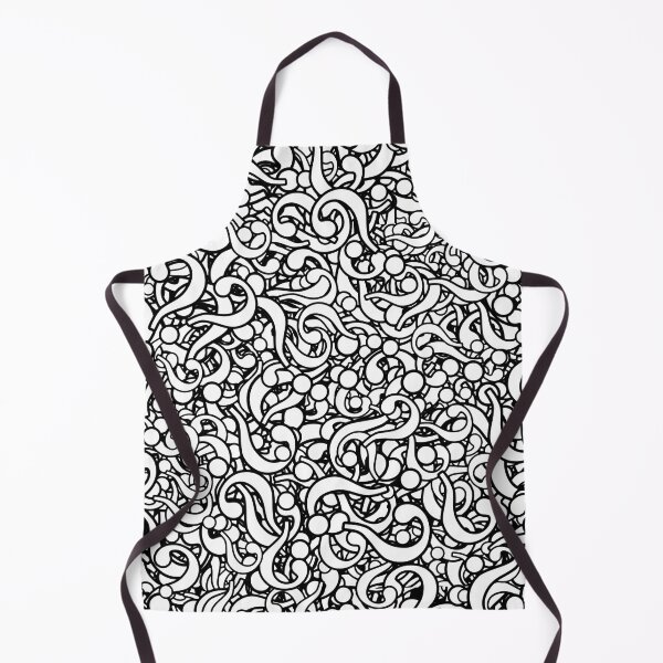 Item preview, Question mark typographic pattern design designed and sold by DFLC Prints.