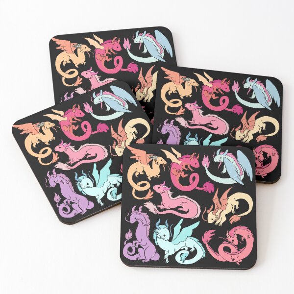 Item preview, Cute dragons pattern  designed and sold by Yarafantasyart.
