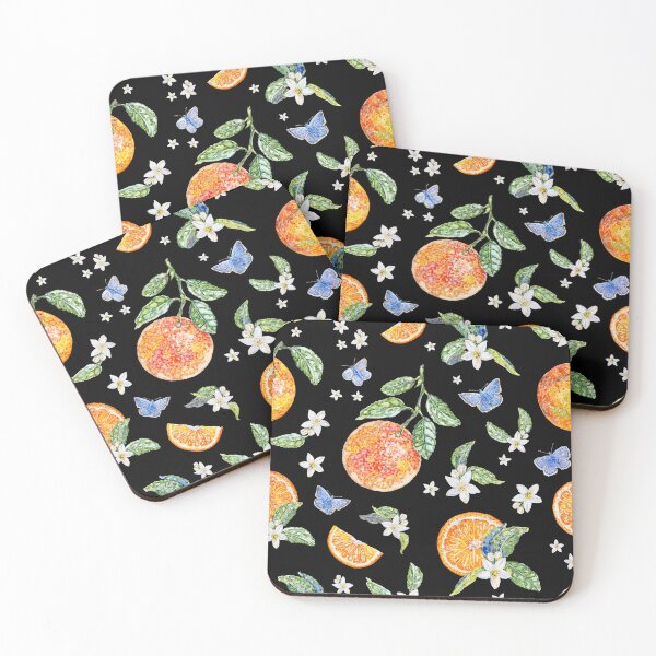 Item preview, Orange Grove - Floral Watercolor Pattern designed and sold by beccaboyce.