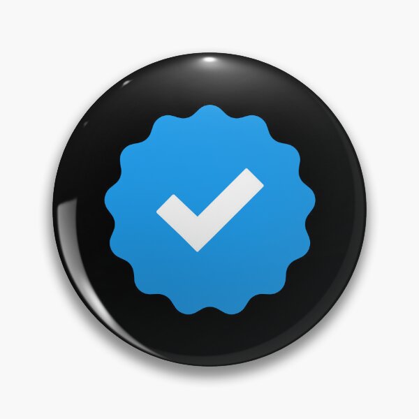 Item preview, blue checkmark - verified check mark - blue ribbon verified mark designed and sold by MillennialMemer.