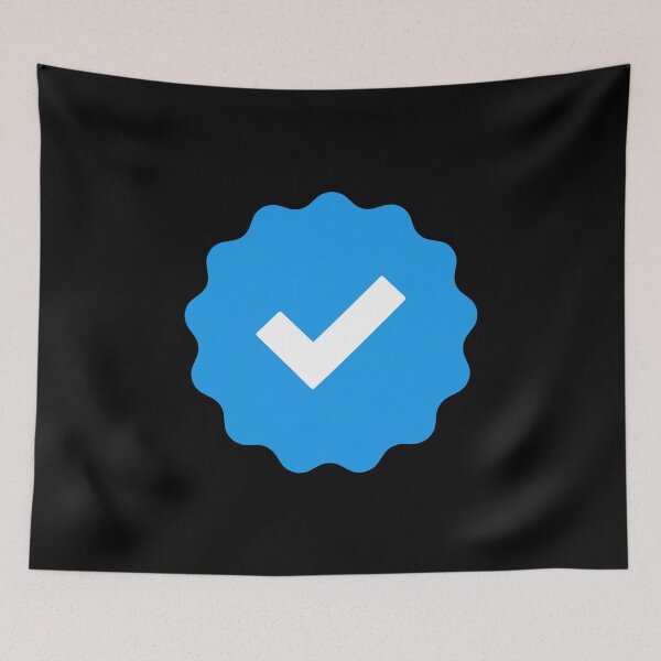 Item preview, blue checkmark - verified check mark - blue ribbon verified mark designed and sold by MillennialMemer.