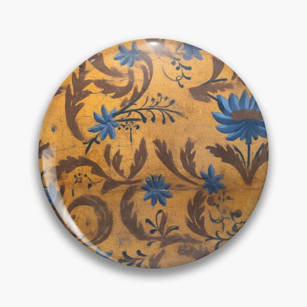 Item preview, Blue and Yellow Grunge Ornate Distressed Pattern designed and sold by Expressive Vision.