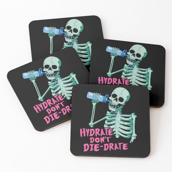 Aperçu de l'œuvre Hydrate Don't Die-Drate Skeleton créée et vendue par Rich Hague.