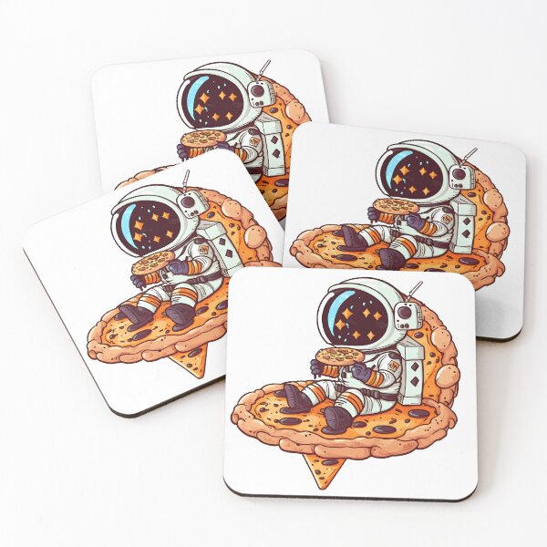 Item preview, Astronaut Eating Pizza designed and sold by ekachar.