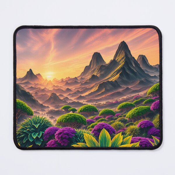 Item preview, A Detailed, Intricate Design Of Tropical Plants, Illuminated By The Light Of A Setting Sun Ai Generated Art designed and sold by AiGens.