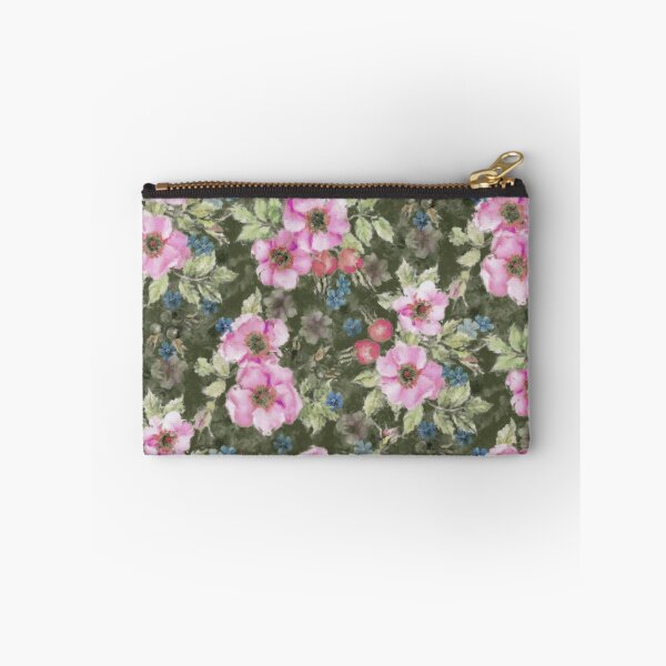 Item preview, Vintage Nostalgia Pink Field Roses Pattern Design designed and sold by Tina Veenstra.