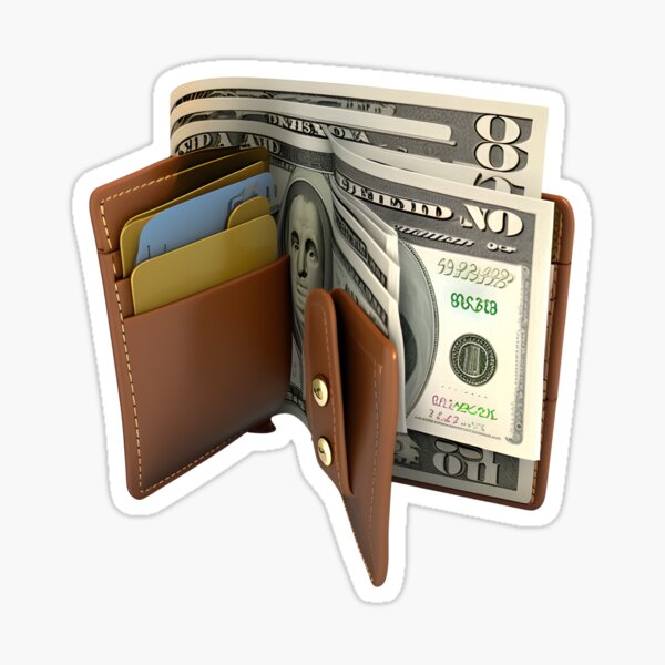 wallet with money clipart transparent