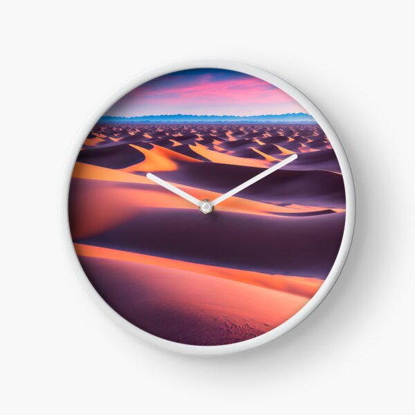 Item preview, A Vast Desert Landscape With Rolling Sand Dunes Stretching As Far As The Eye Can See Ai Generated Art designed and sold by AiGens.