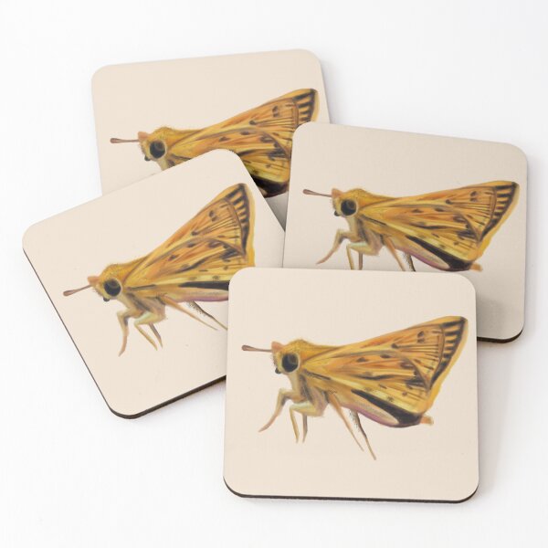 Item preview, Fiery Skipper Butterfly (Hylephila phyleus) designed and sold by ModelOrganism.