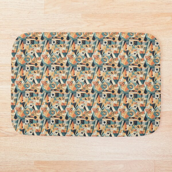 Aperçu de l'œuvre Motif de formes géométriques cool créée et vendue par PatternSummit.
