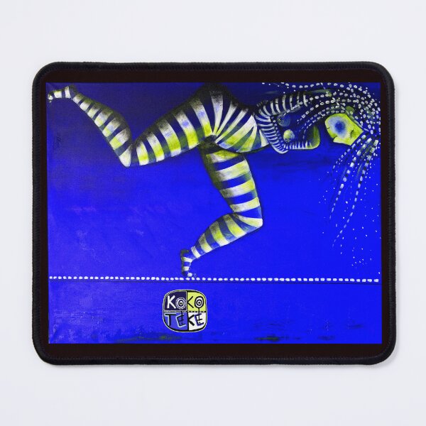 Item preview, Blue Zebra Woman designed and sold by kokoteke.