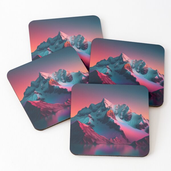 Aperçu de l'œuvre Montagne d'explosion de couleur créée et vendue par giggles-omg.