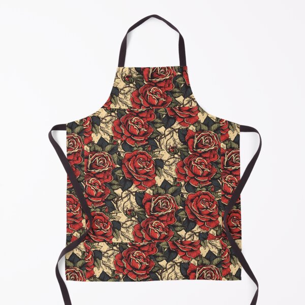 Item preview, Classic Sailor Jerry-Style Rose Pattern | Bold and Traditional Design designed and sold by MerikDigital.