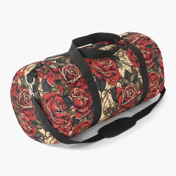 Item preview, Classic Sailor Jerry-Style Rose Pattern | Bold and Traditional Design designed and sold by MerikDigital.