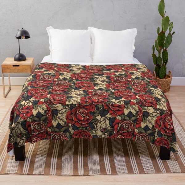 Item preview, Classic Sailor Jerry-Style Rose Pattern | Bold and Traditional Design designed and sold by MerikDigital.
