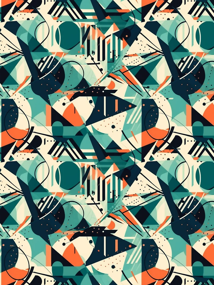 Thumbnail 4 of 4, iPhone Case, Geometric shapes pattern designed and sold by PatternSummit.