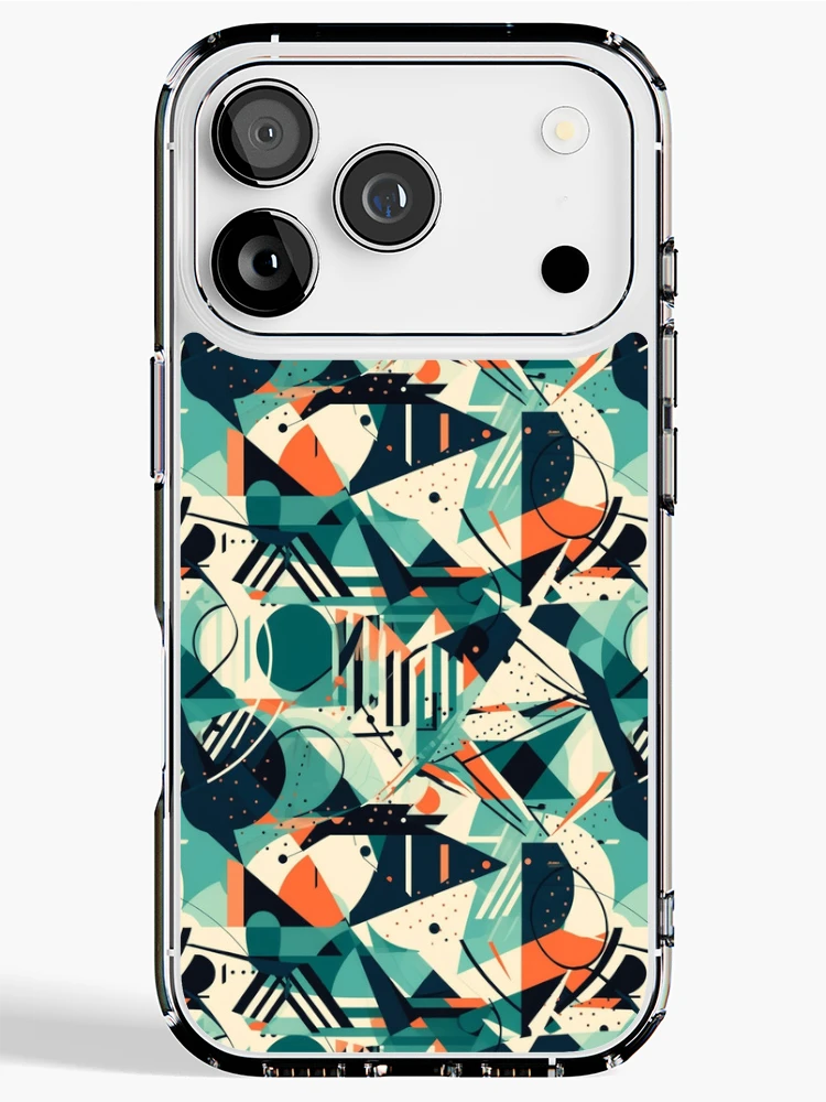 Thumbnail 1 of 5, iPhone Case, Geometric shapes pattern designed and sold by PatternSummit.
