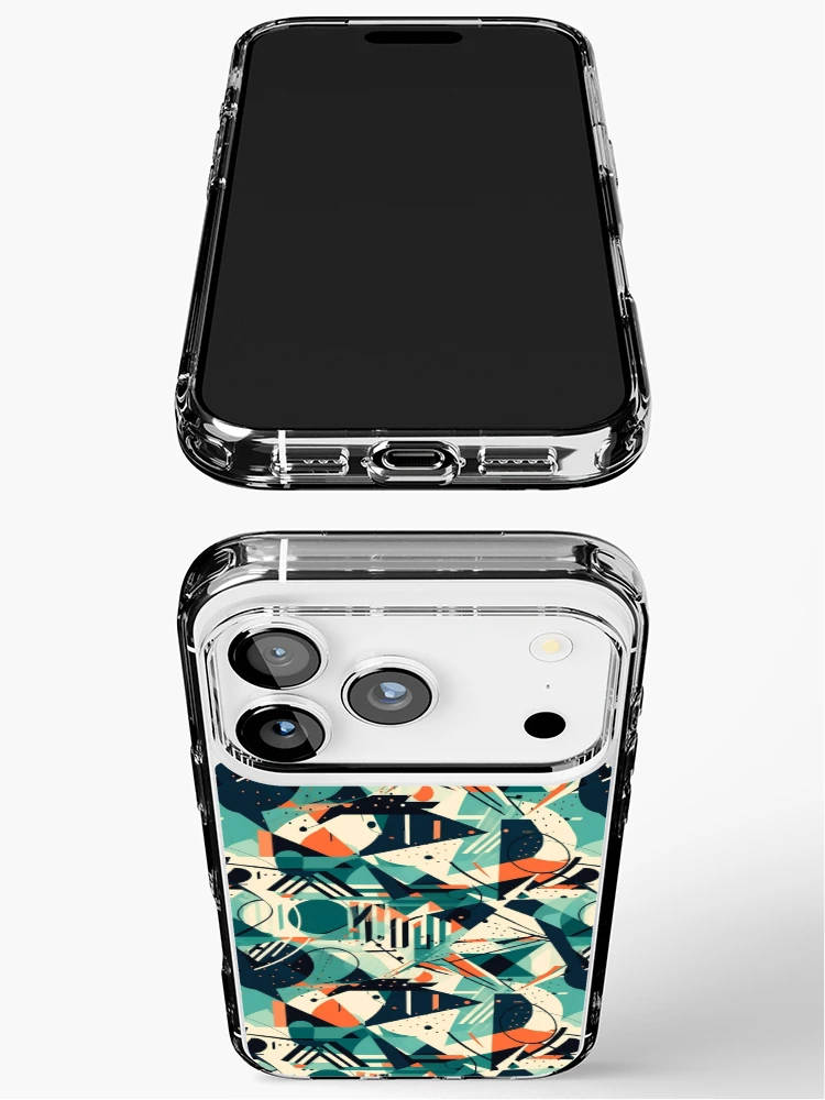 Thumbnail 3 of 5, iPhone Case, Geometric shapes pattern designed and sold by PatternSummit.