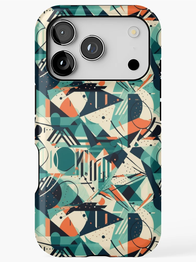 Thumbnail 1 of 4, iPhone Case, Geometric shapes pattern designed and sold by PatternSummit.