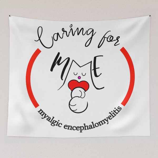 Item preview, ME MYALGIC ENCEPHALOMYELITIS CFS CHRONIC ILLNESS AWARENESS RED designed and sold by Marni Scofidio Desi9ns.