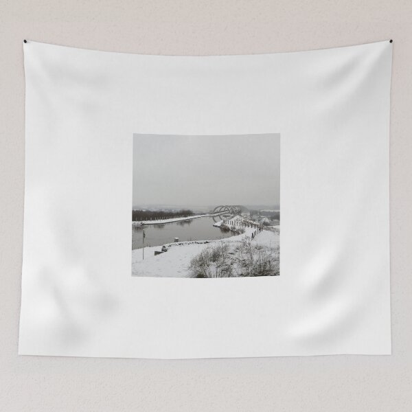 Item preview, Winter Day at Falkirk Wheel designed and sold by LynneBlair.