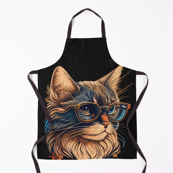 Item preview, Cute Cat in Spectacles designed and sold by MTJ-Mushrooms.