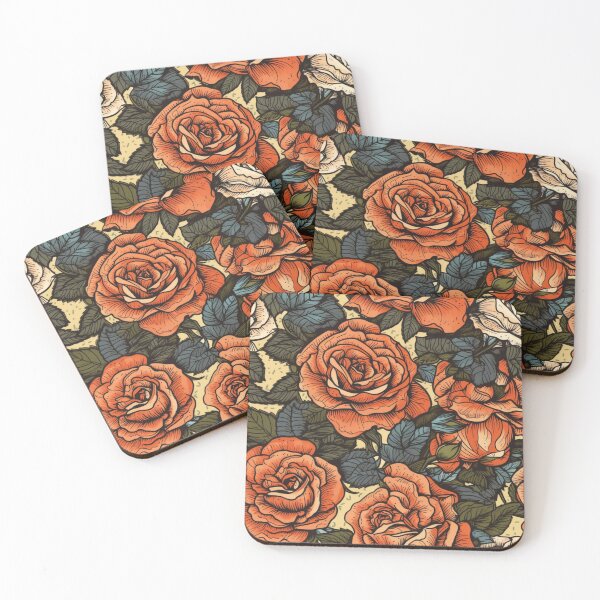 Item preview, Classic Sailor Jerry-Style Rose Pattern | Bold and Traditional Design designed and sold by MerikDigital.