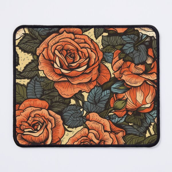 Item preview, Classic Sailor Jerry-Style Rose Pattern | Bold and Traditional Design designed and sold by MerikDigital.