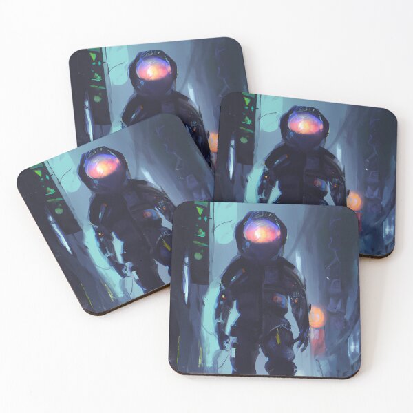 Item preview, Astronaut In Cyberpunk Universe designed and sold by KalipsoArt.