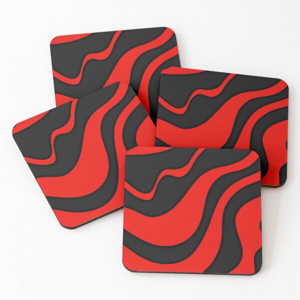 Item preview, Red Contrast Pattern designed and sold by ZonurePatterns.