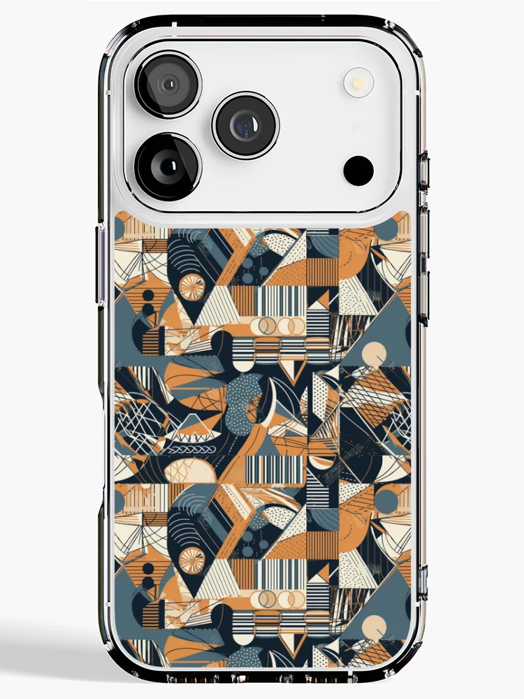 Thumbnail 1 of 5, iPhone Case, Geometric shapes pattern designed and sold by PatternSummit.