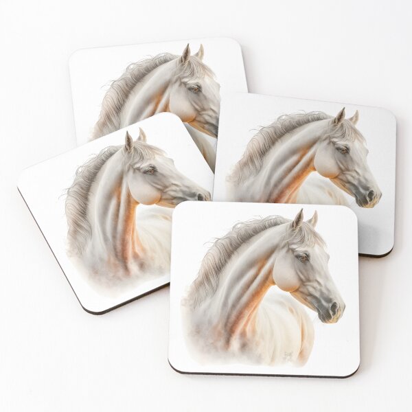 Item preview, Beautiful White Horse designed and sold by ekachar.