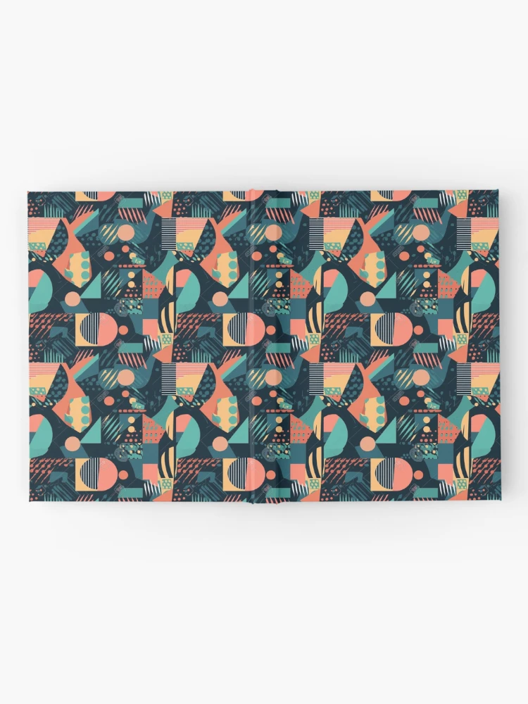Thumbnail 2 of 3, Journal, Geometric shapes pattern designed and sold by PatternSummit.